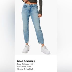 Good American - Good Girlfriend High Waist Broke Jeans